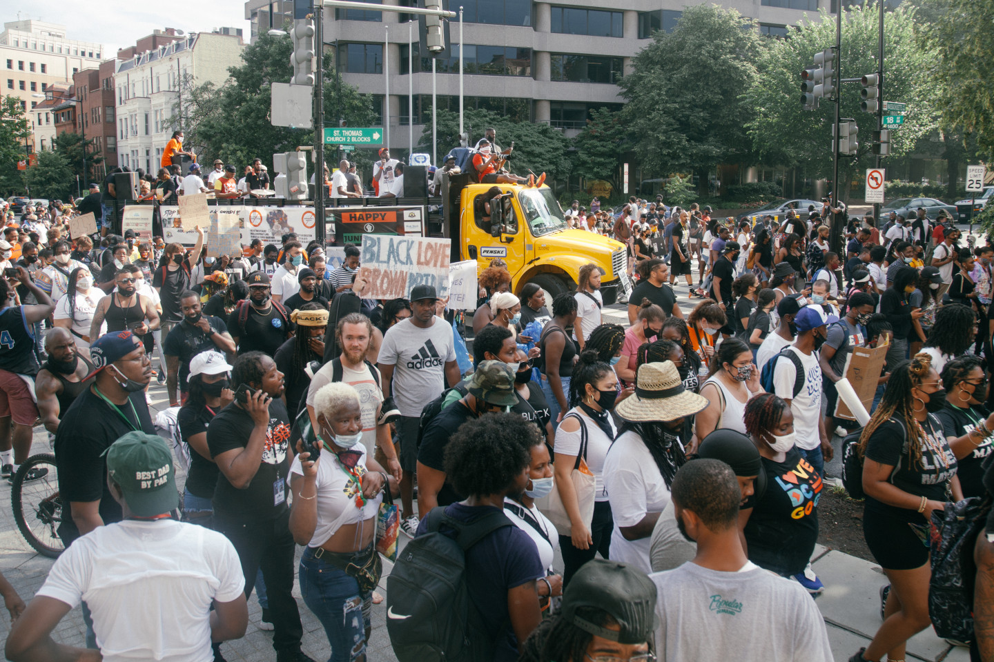 Some of D.C.’s most iconic go-go bands paraded the city for Juneteenth