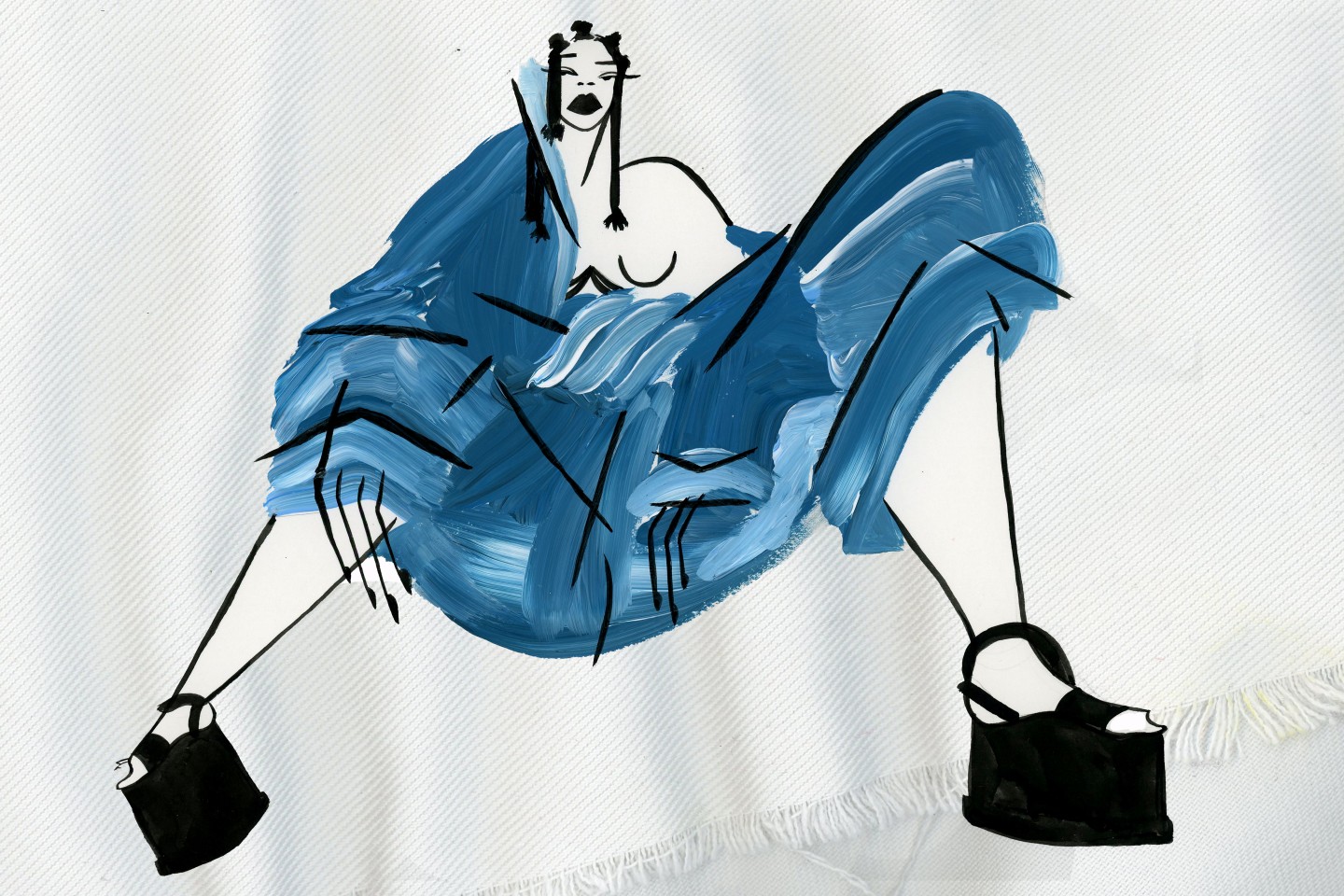 You Need To See These Gorgeous Fashion Illustrations Featuring Rihanna