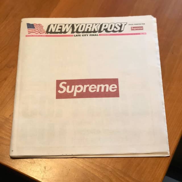 sturdy and waterproof Packed VERY well Supreme New York Post Exclusive Edition 