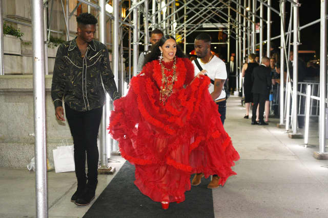 Cardi b ruffle dress online