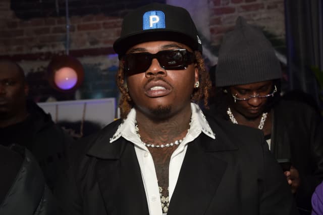 Gunna Wearing LV Sunglasses And Jacket With Jordan 1s & an