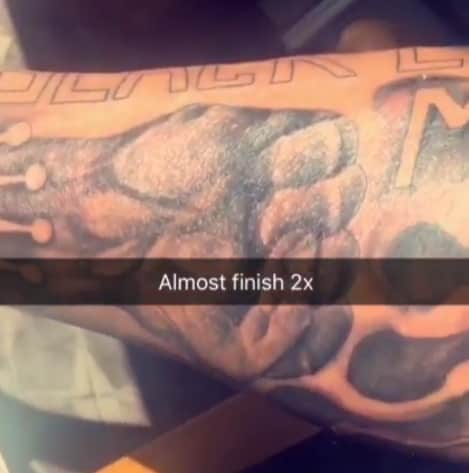 Lil Durk fan gets tattoo of Almost Healed album cover