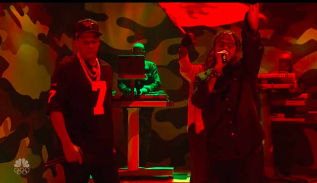 JAY-Z performs in a Colin Kaepernick jersey on Saturday Night Live | The  FADER