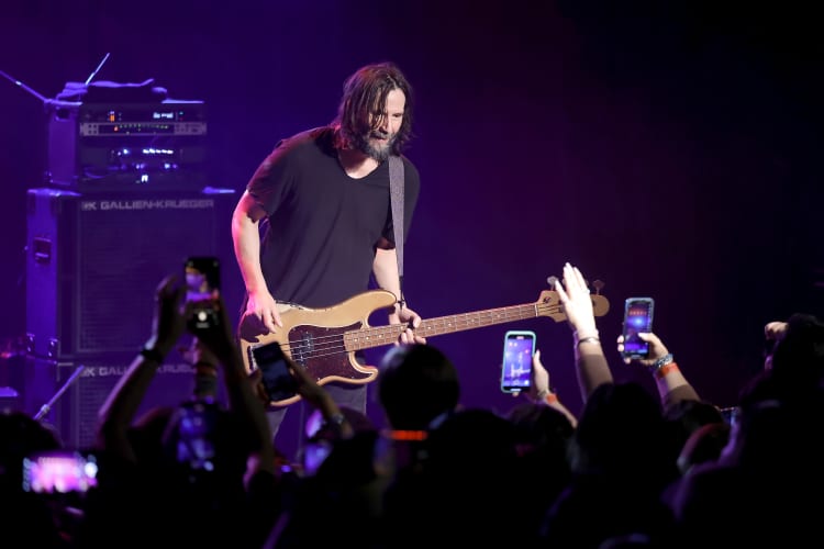 Watch: Keanu Reeves Turns Bassist, Performs With Dogstar Band