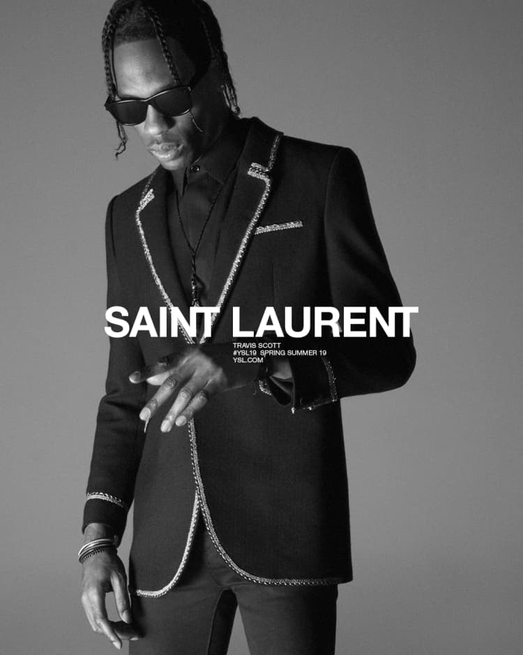 Travis scott hotsell saint laurent sunglasses