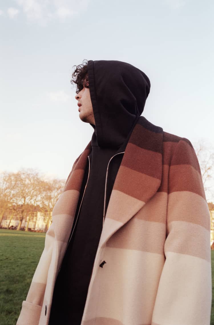 Jw anderson gradient coat clearance
