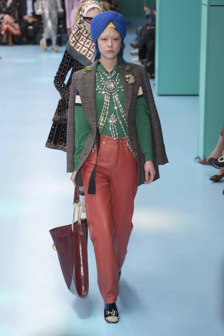 Gucci Fall 2018 Show Human Heads and Dragons - Gucci Models