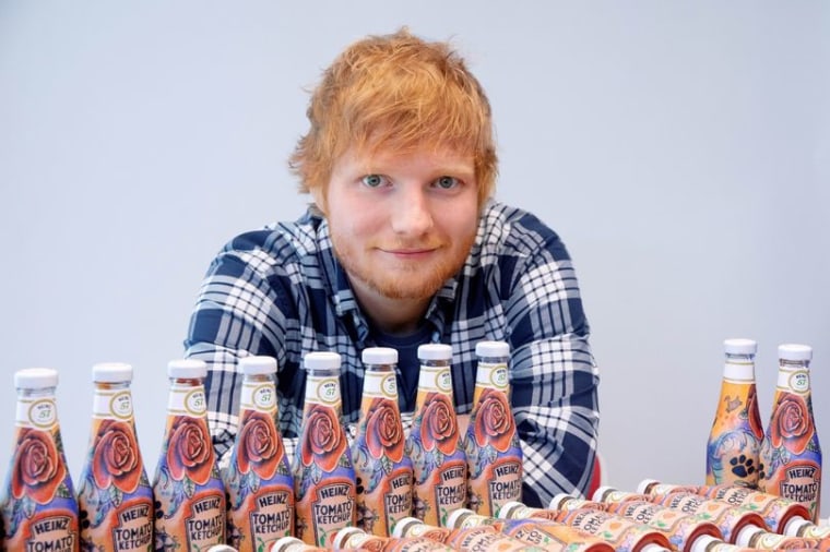Ed Sheeran wants you to know that he really loves ketchup