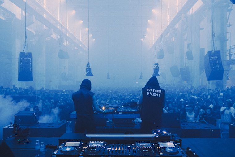Skrillex threw a rave in Berlin and the lineup was elite