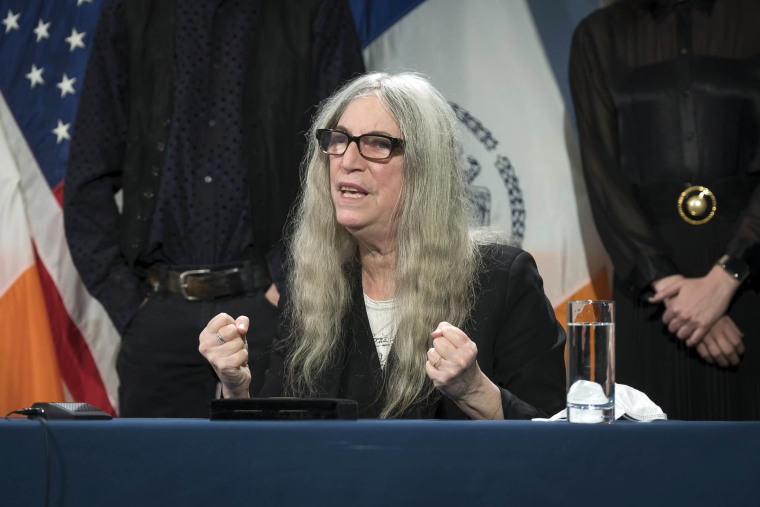 Patti Smith gets the key to NYC