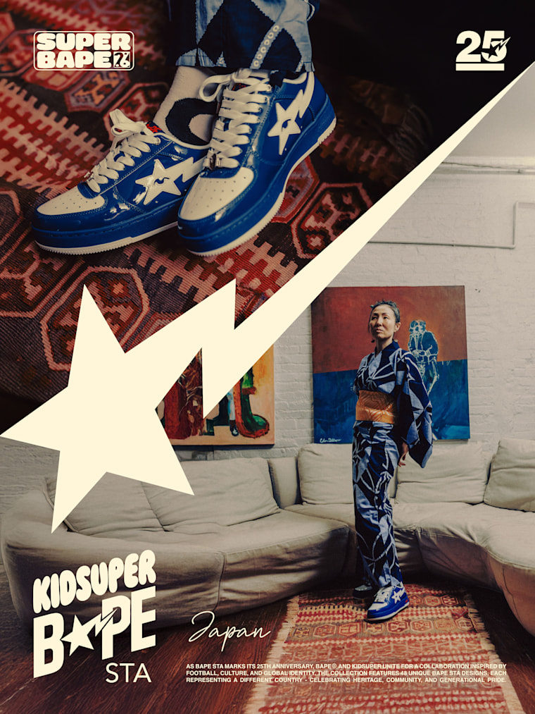 BAPE and KidSuper made 48 sneakers for the 2026 FIFA World Cup