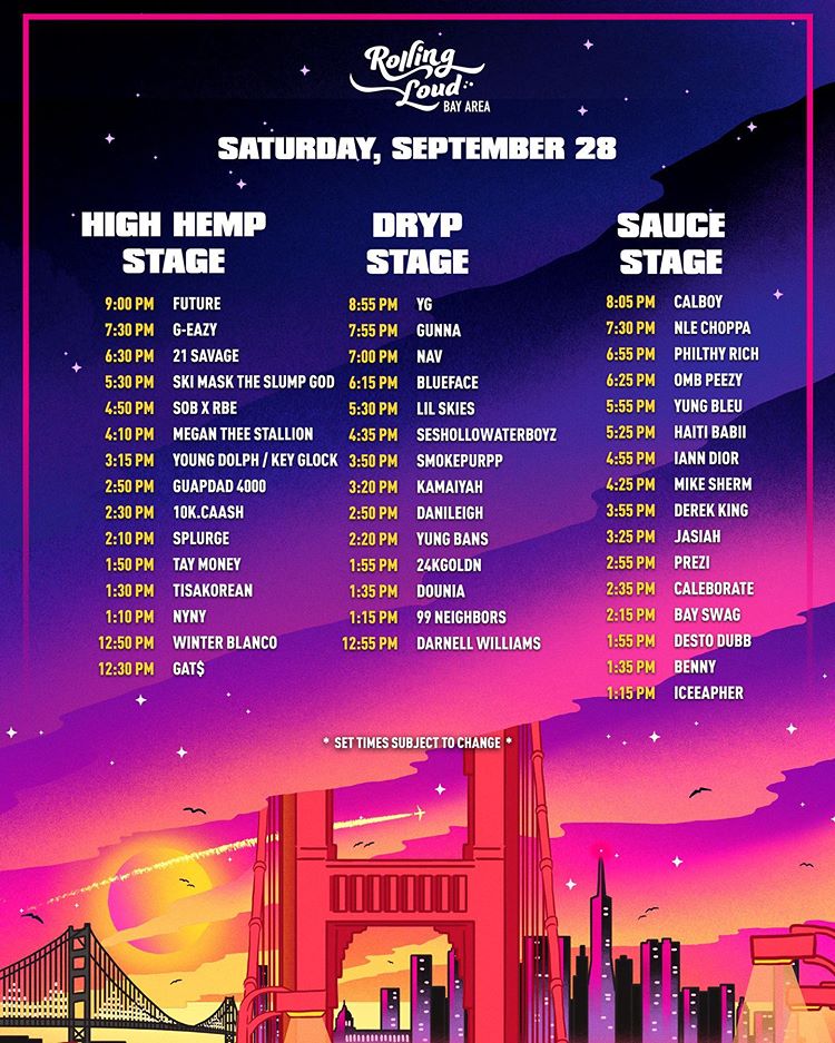 Livestream Rolling Loud with performances by Megan Thee Stallion, 21