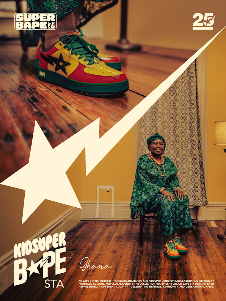 BAPE and KidSuper made 48 sneakers for the 2026 FIFA World Cup