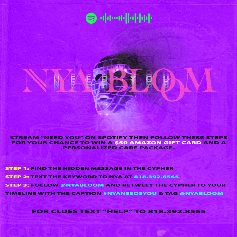 Nya Bloom transports you to a woozy dream on “Need You”