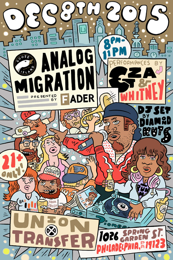 GZA And St. Lucia To Headline The FADER And Goose Island’s Analog Migration Parties
