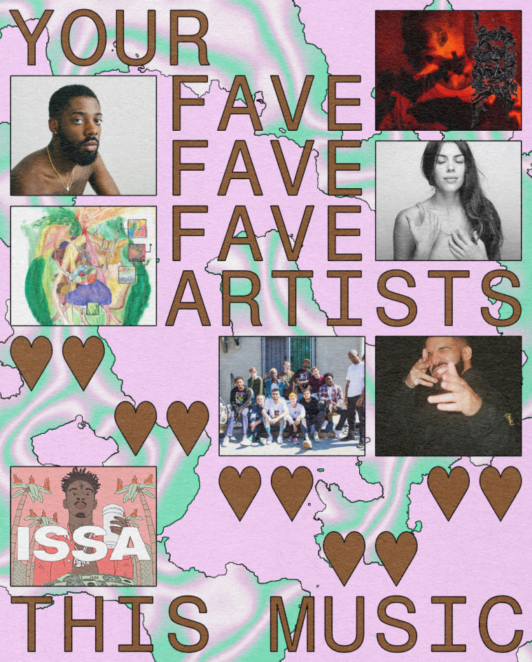 Here’s what your favorite artists were listening to in 2017