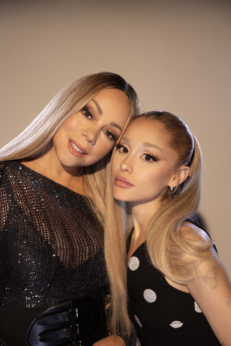 Mariah Carey taps in for Ariana Grande’s “yes, and?” remix