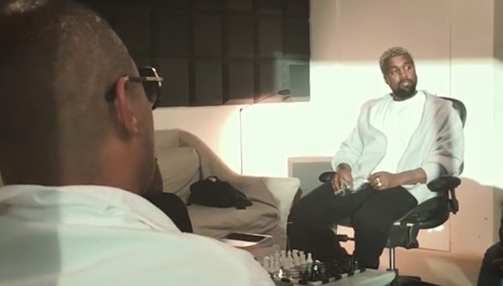 Go behind the scenes as Kanye West records “Ye vs. the People”