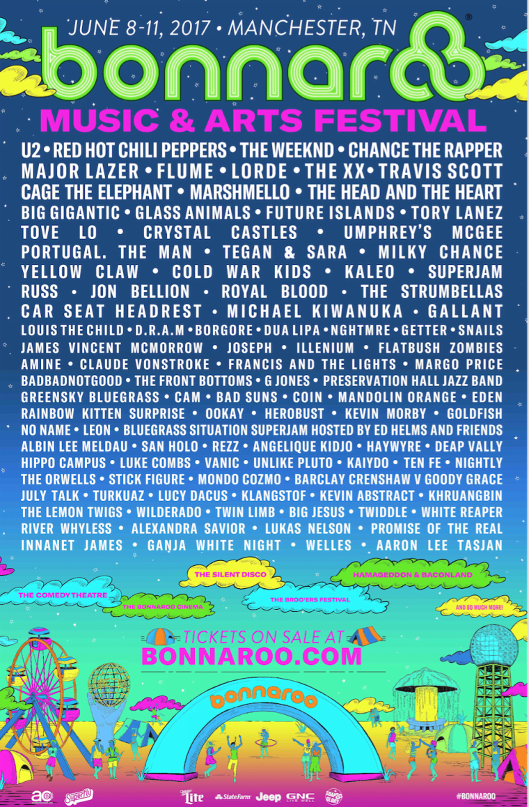 The Weeknd, Chance The Rapper, And Red Hot Chili Peppers To Headline Bonnaroo 2017 