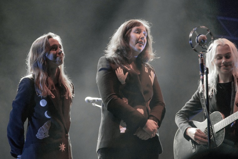 Julien Baker, Lucy Dacus and Phoebe Bridgers of boygenius Deliver a Tender Show in Los Angeles