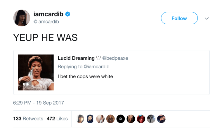 Cardi B Says Cops Put Her In A Chokehold 