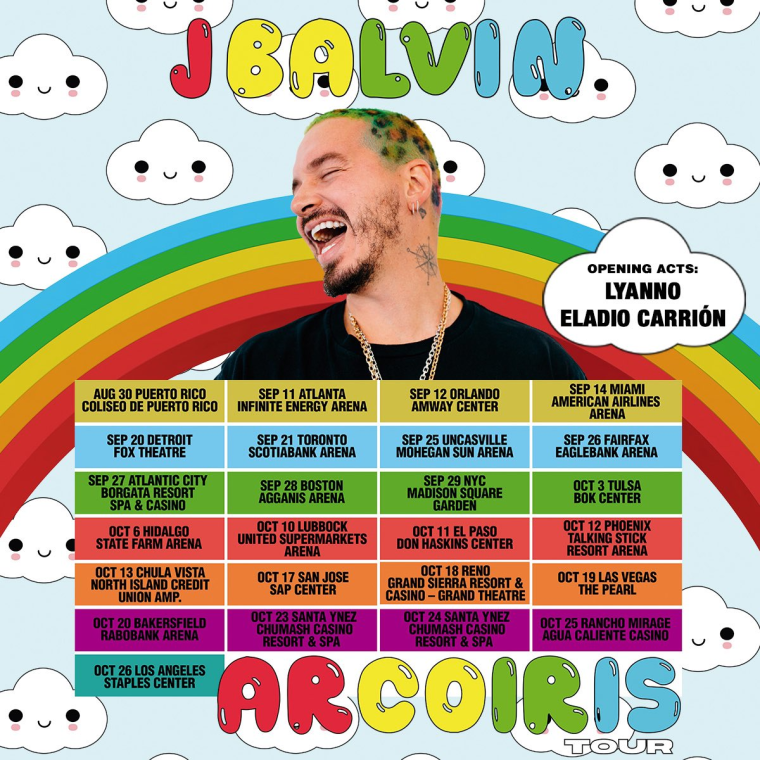 j balvin north american tour