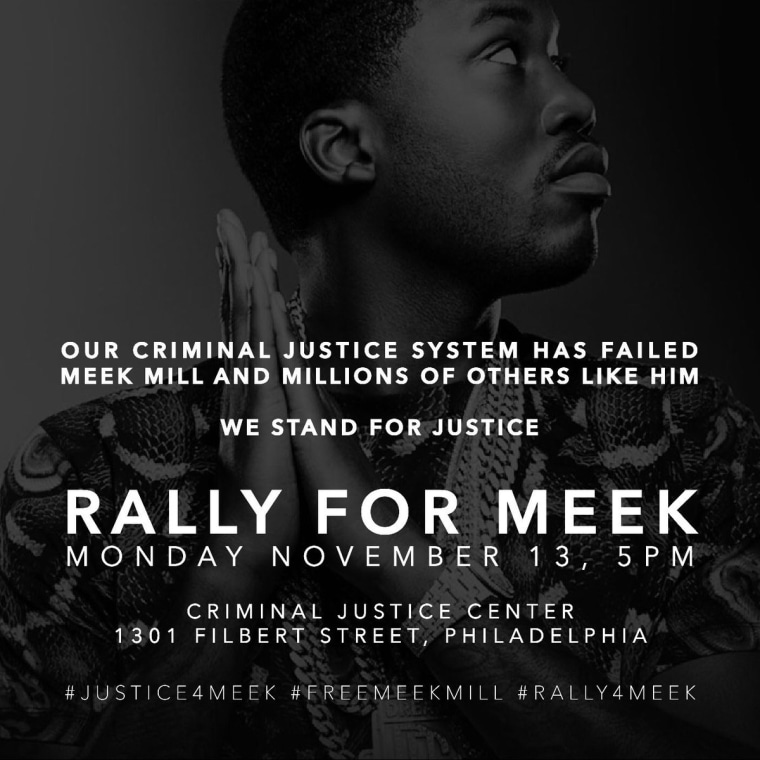 A rally for Meek Mill will take place in Philadelphia today