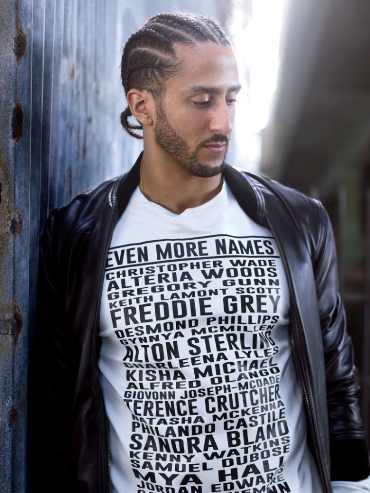 Pyer Moss is the designer behind Colin Kaepernick’s “Even More Names” tee