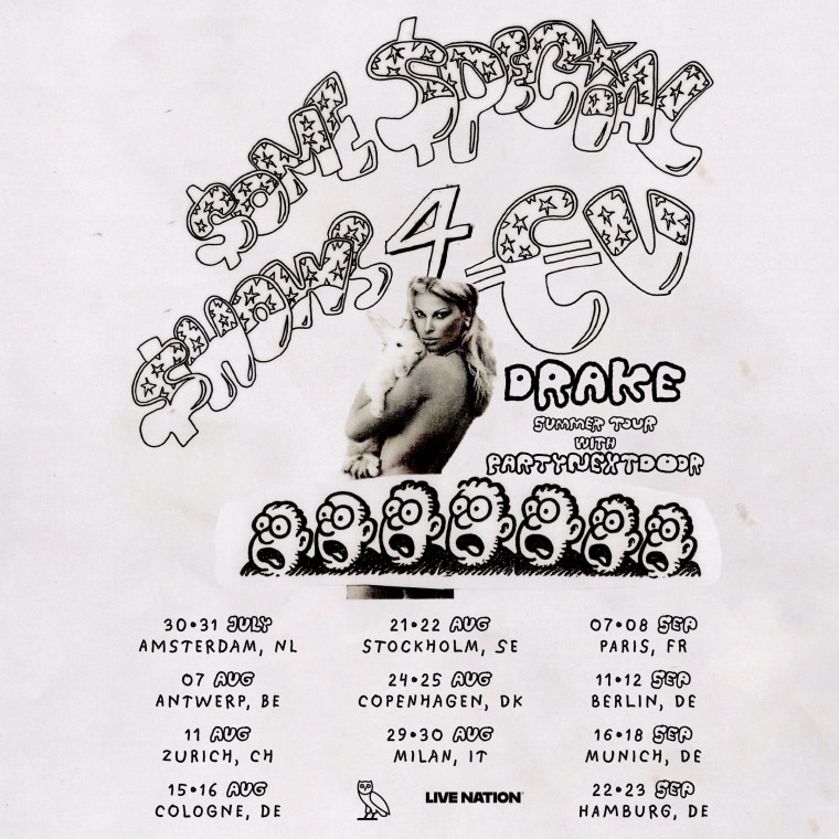 Drake and PARTYNEXTDOOR announce U.K. and European tour