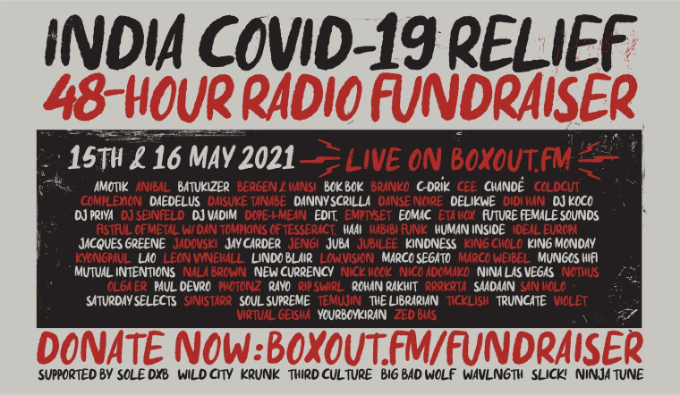 Jacques Greene, Leon Vynehall, and more to play 48-hour radio marathon for India COVID-19 relief