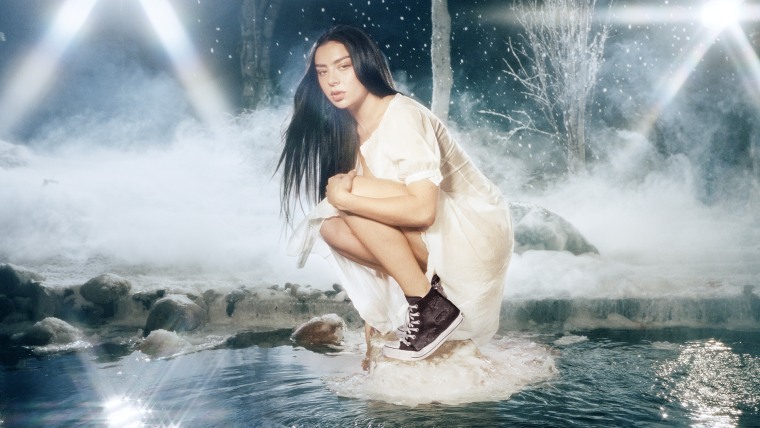 Charli xcx and Converse made a collection of Brat shoes