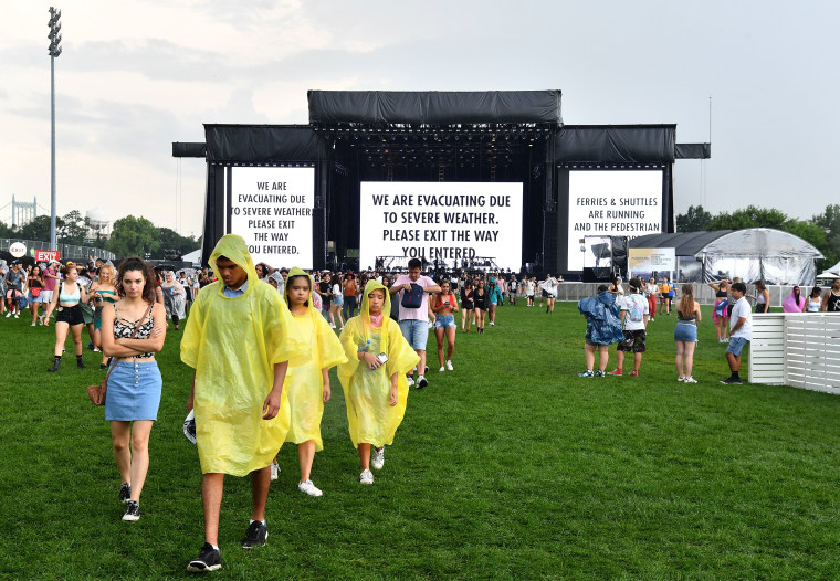 Panorama Festival evacuated after reports of inclement weather