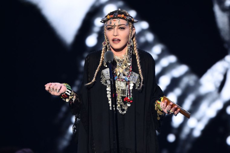 Madonna made the VMAs Aretha Franklin tribute all about herself