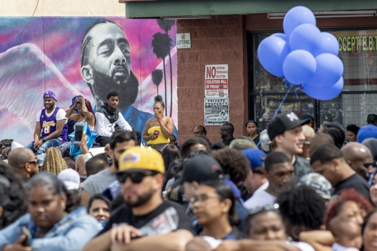 One person killed after shooting near Nipsey Hussle memorial procession