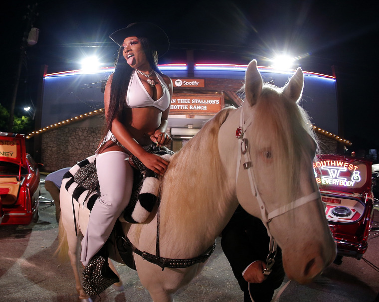 Megan Thee Stallion shares a snippet of “Hot Girl Summer”