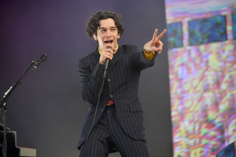 The 1975’s Matty Healy protests Dubai’s anti-LGBTQ laws by kissing male fan on stage