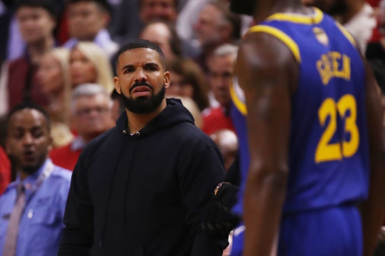 Drake didn’t have a great night on Game 2 of the NBA Finals