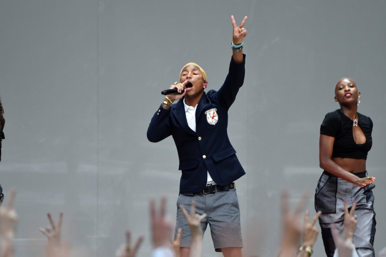 Pharrell wants you to support gender equality and also buy his new line of shoes