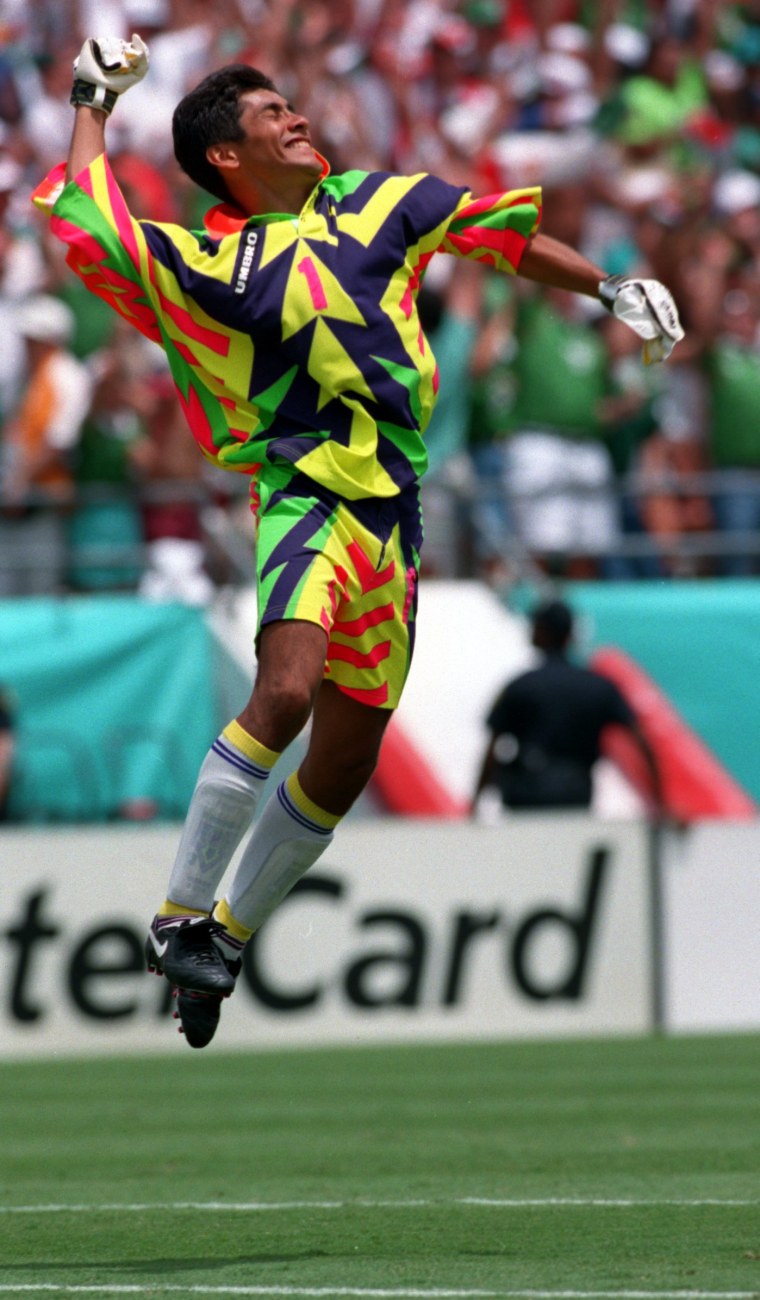 Jorge Campos had the tightest goalie 