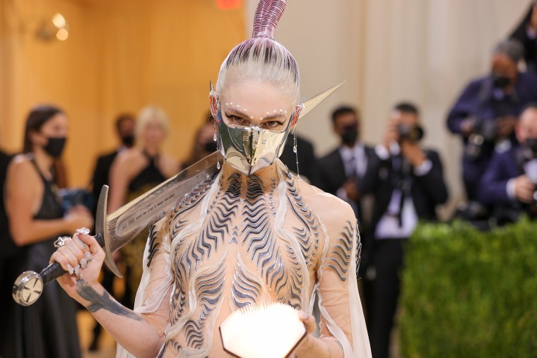 Grimes considers permanent vampire fangs and elf ears