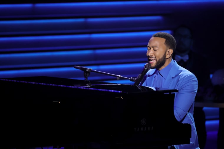 Watch John Legend perform “Free” in tribute to Ukraine at the 2022 Grammys