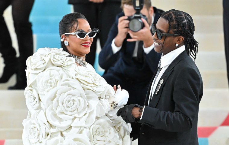 Rihanna and A$AP Rocky share photos of newborn son Riot Rose