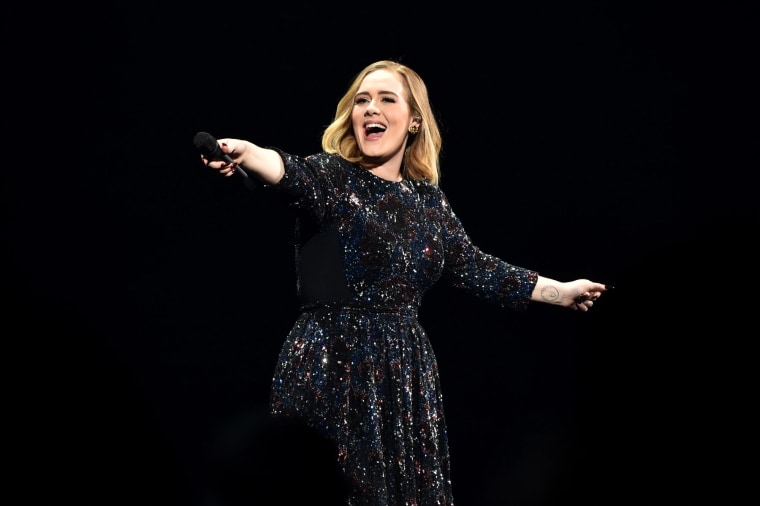 Adele seems oddly stoked about her jock itch