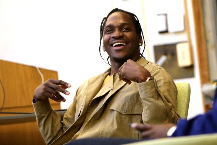 Pusha-T got chased by a fox in Wyoming