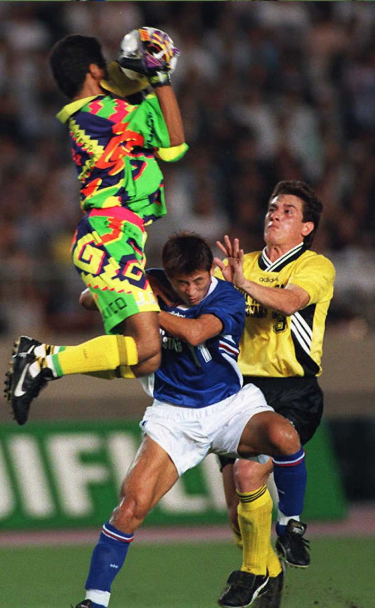 Jorge Campos had the tightest goalie 