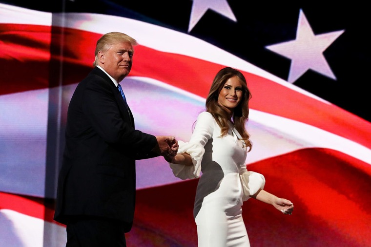 Melania Trump Says Her Husband Was “Egged On” Into “Boy Talk”