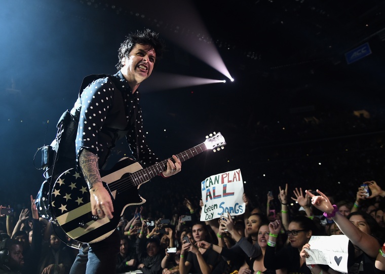 Green Day’s “American Idiot” reenters U.K. charts as Trump visits