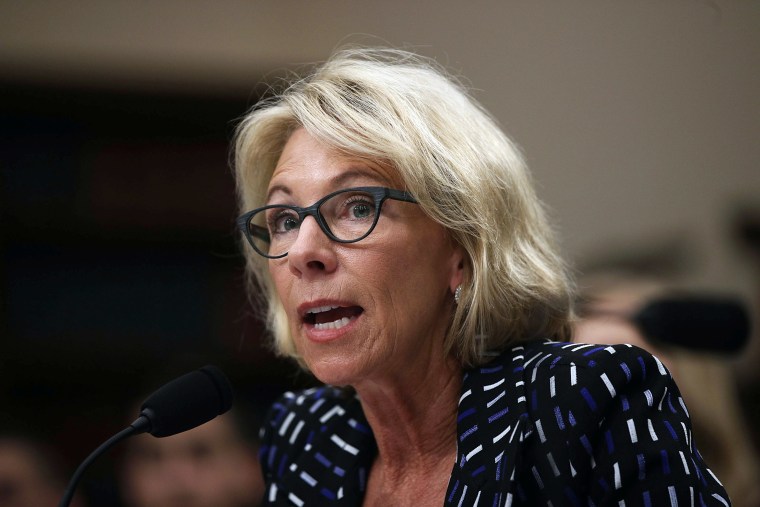The Department of Education is being sued for discrimination against sexual assault survivors