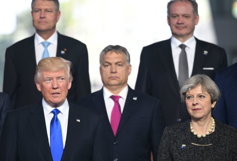 Trump Shoved The Prime Minister Of Montenegro Out Of His Way At NATO