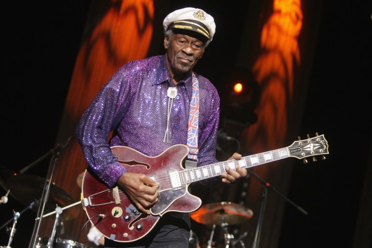 Chuck Berry will be the subject of a documentary and accompanying biopic